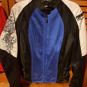 Blue and Black Utility Jacket